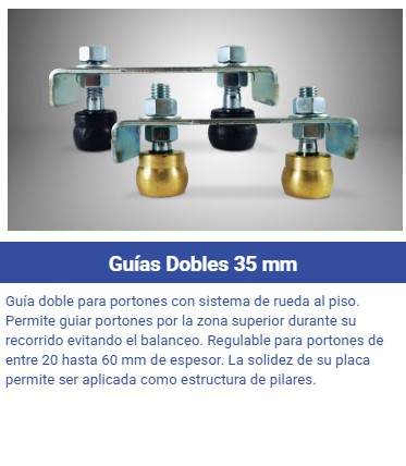 Guias dobles ducasse