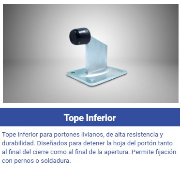 Tope Inferior