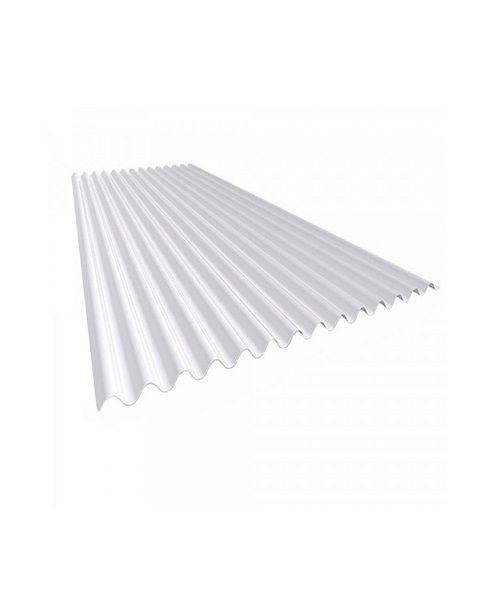 Chapa plástica blanca